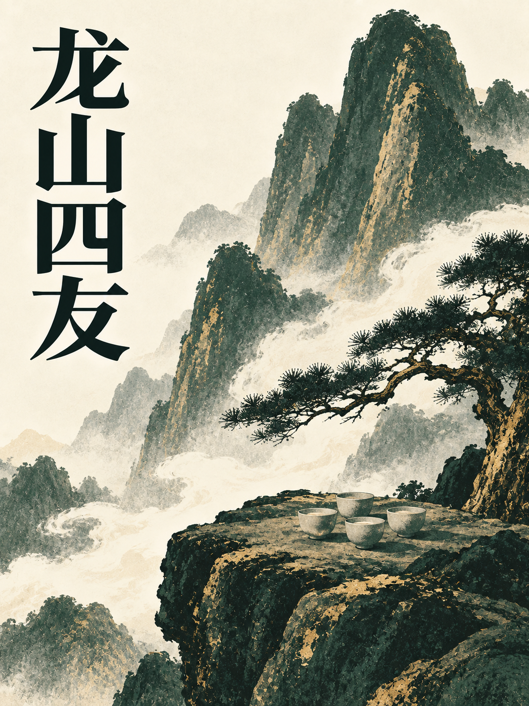 龙山四友封面