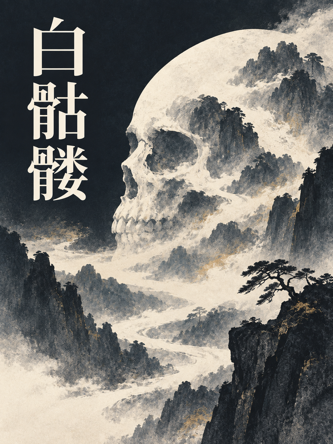 白骷髅封面